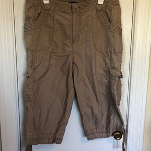 Ana Women's Tan and Cream Trousers